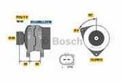 OEM DREHSTROMLICHTMASCHINE I.A. 0986044330