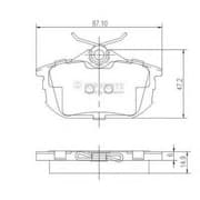 OEM PAD KIT, DISC BRAKE J3615012