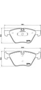 OEM PAD KIT, DISC BRAKE P06057