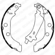 OEM BRAKE SHOE AXLE SET LS1723