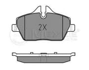 OEM Brake Pad Set, disc brake 0252391517