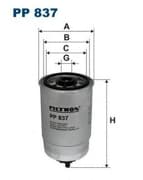 OEM FUEL FILTER MAN (FILTRON) PP837