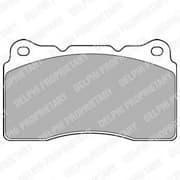 OEM BRAKE PAD AXLE SET LP1944