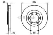 OEM BREMSSCHEIBE 0986478437