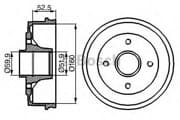 OEM BREMSTROMMEL 0986477061