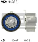 OEM TENSIONER ASSY, PULLEY VKM11332