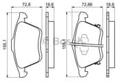 OEM BREMSBELAG 0986494149