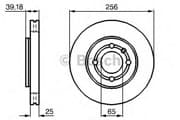 OEM BREMSSCHEIBE 0986479054