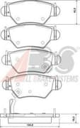 OEM Brake Pads/ABS 37059