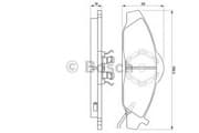 OEM SCHEIBENBREMSBELAG 0986424551