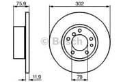 OEM BREMSSCHEIBE 0986478319