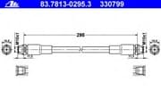 OEM HOSE ASSY, WINDSHIELD WASHER 83781302953