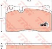 OEM PAD KIT, DISC BRAKE GDB1670