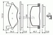 OEM BREMSBELAG 0986424264