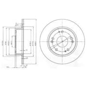 OEM BRAKE DISC (DOUBLE PACK) BG3964