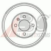 OEM Brake Drums/ABS 7173S