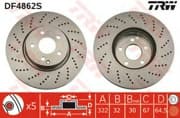 OEM BRAKE ROTOR DF4862S