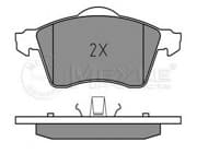 OEM DISC BRAKE PAD SET 0252188319