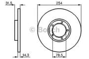 OEM BREMSSCHEIBE 0986478345