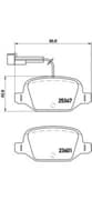 OEM Brake Pad Set, disc brake P23146