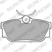 OEM BRAKE PAD AXLE SET LP2019