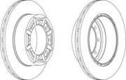 OEM DISC ASSY, CLUTCH FRICTION FCR340A