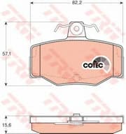 OEM PAD KIT, DISC BRAKE GDB3092