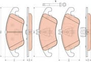 OEM PAD KIT, DISC BRAKE GDB1737