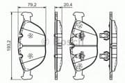 OEM Brake Lining 0986494217