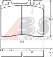 OEM Brake Pads/ABS 36825