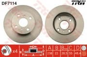 OEM BRAKE ROTOR DF7114