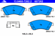 OEM PAD KIT, DISC BRAKE 13046072622