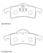 OEM BRAKE PAD KD6726