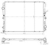 OEM RADIATOR ASSY, A/C 50041