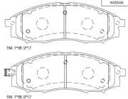 OEM PAD KIT, DISC BRAKE KD1357