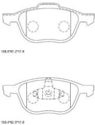 OEM BRAKE PAD KD6798