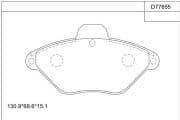 OEM BRAKE PAD KD77655