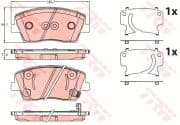 OEM PAD KIT, DISC BRAKE GDB2253