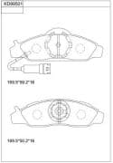 OEM BRAKE PAD KD99501