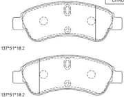 OEM PAD KIT, DISC BRAKE KD7722