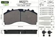 OEM OPTIPACK BRAKE PADS MB ACTROS MP4 FR 882271