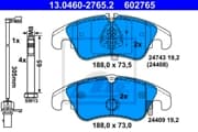 OEM PAD KIT, DISC BRAKE 13046027652