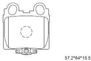 OEM PAD KIT, DISC BRAKE KD2722