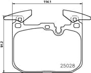 OEM PAD KIT, DISC BRAKE P06096