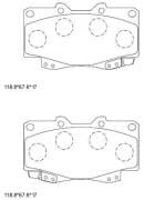 OEM BRAKE PAD KD2206