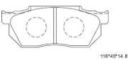 OEM PAD KIT, DISC BRAKE KD1711