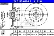 OEM BRAKE ROTOR 24011201942