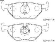 OEM BRAKE PAD KD6737