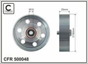 OEM TENSIONER ASSY, PULLEY 500048