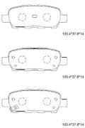 OEM PAD KIT, DISC BRAKE KD1760